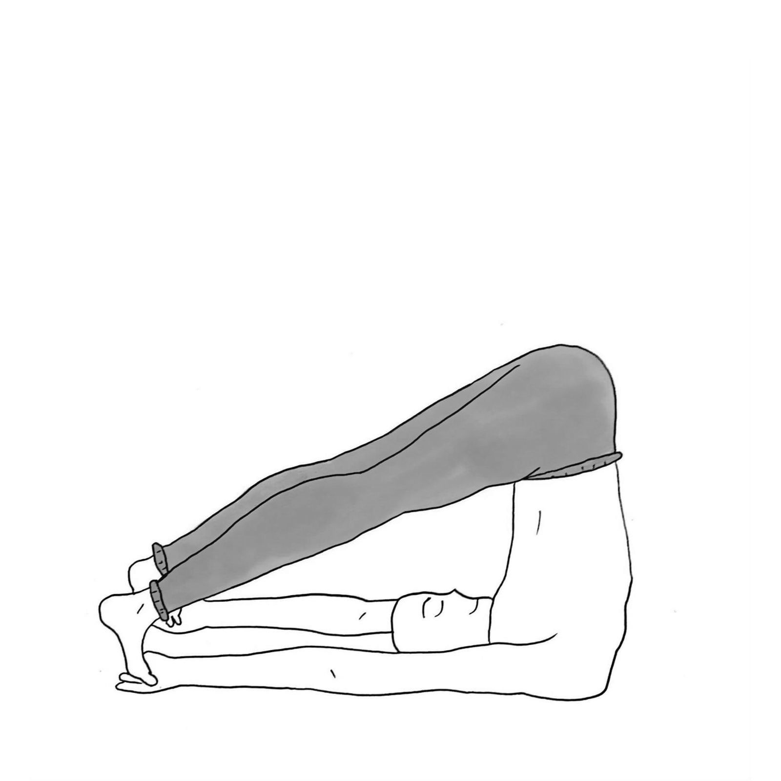 Reclining Angle Pose - Supta Konasana