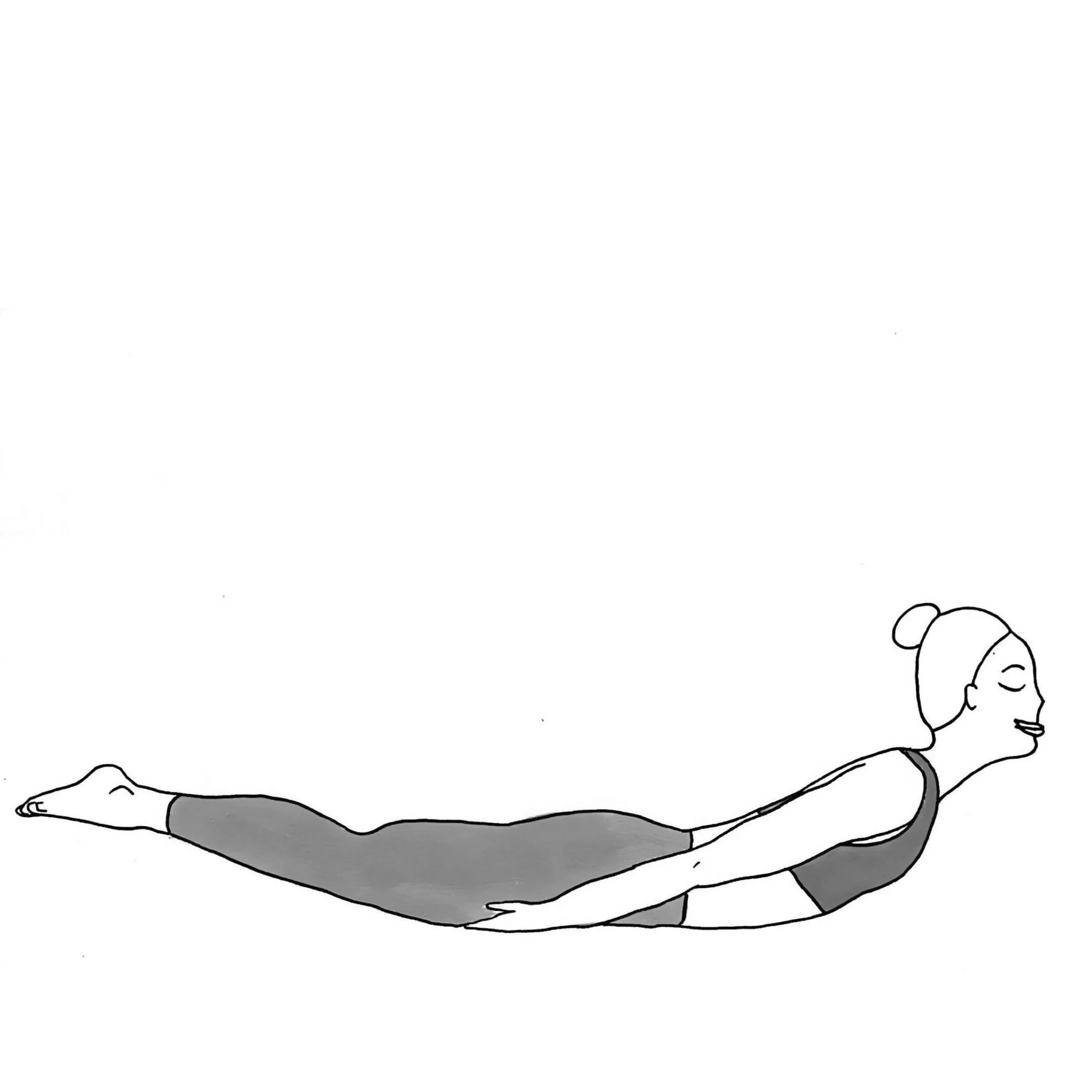 Locust Pose A - Salabhasana A