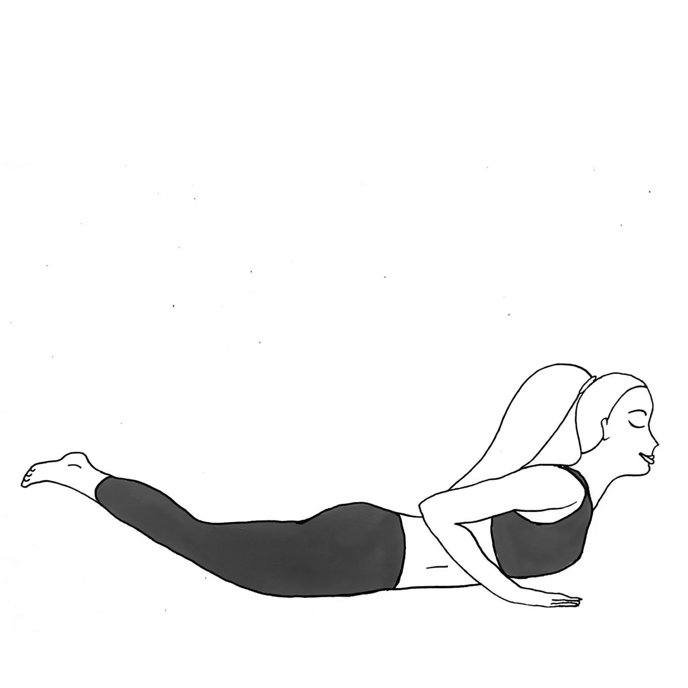 Locust Pose B - Salabhasana B