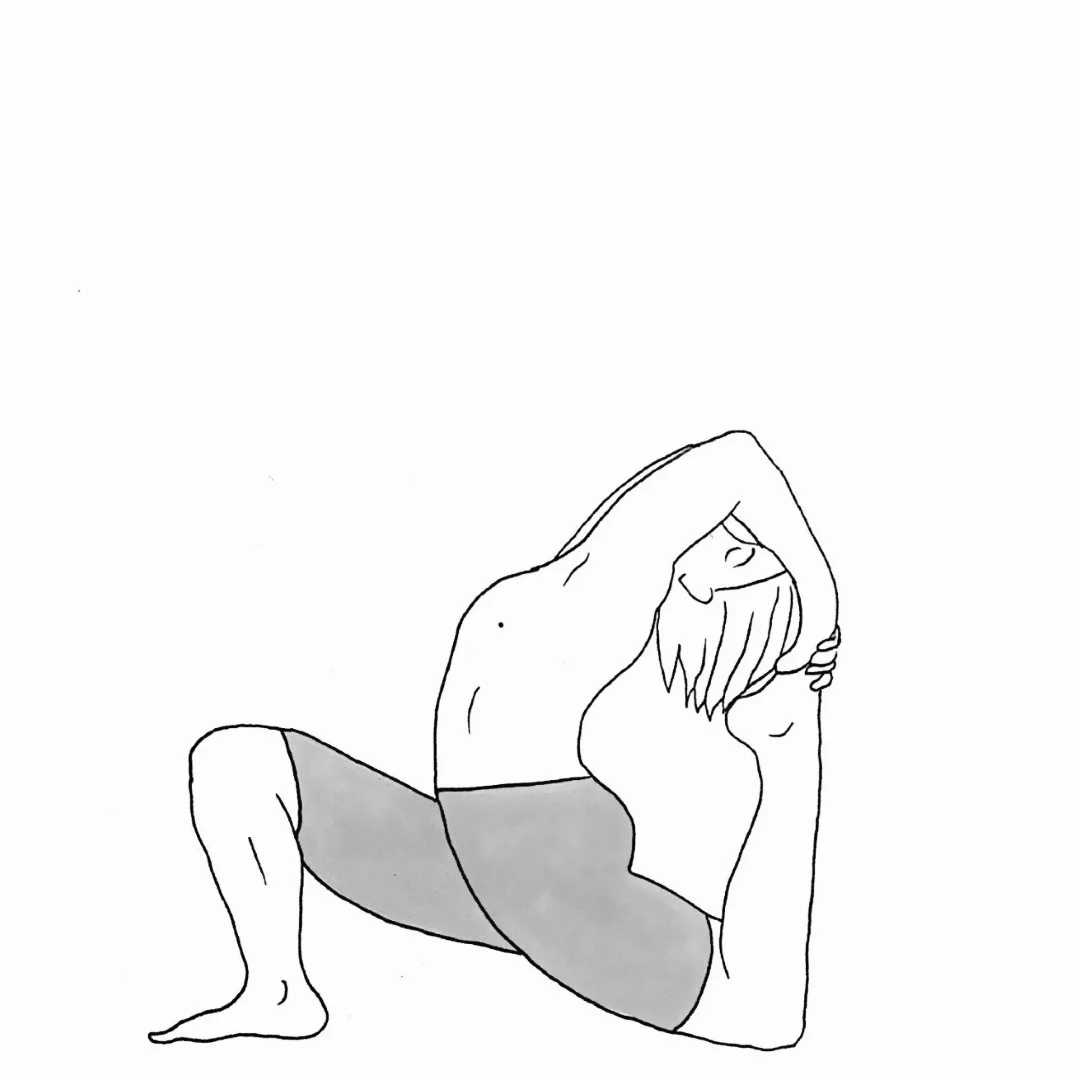 Low Lunge One-Legged King Pigeon - Eka Pada Raja Kapotasana II (Copy)