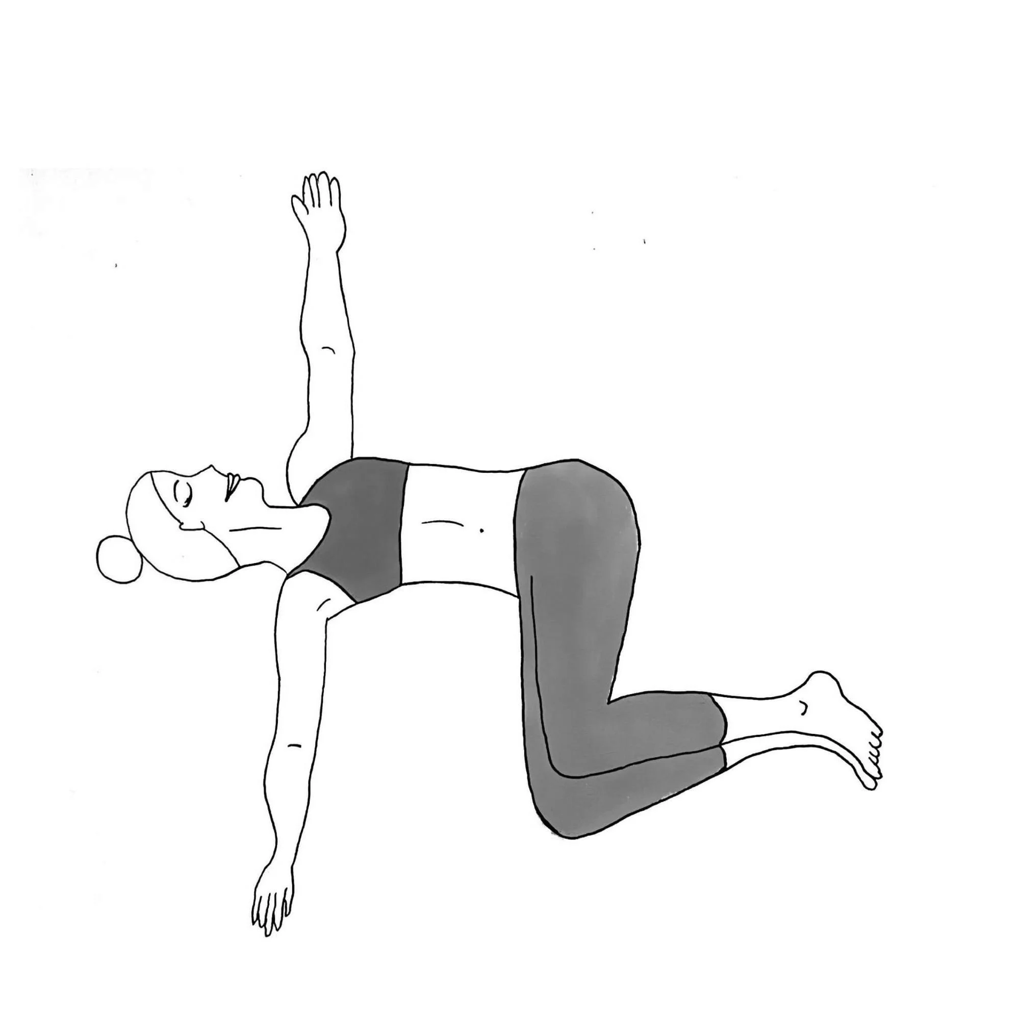 Reclining Twist - Supta Matsyendrasana