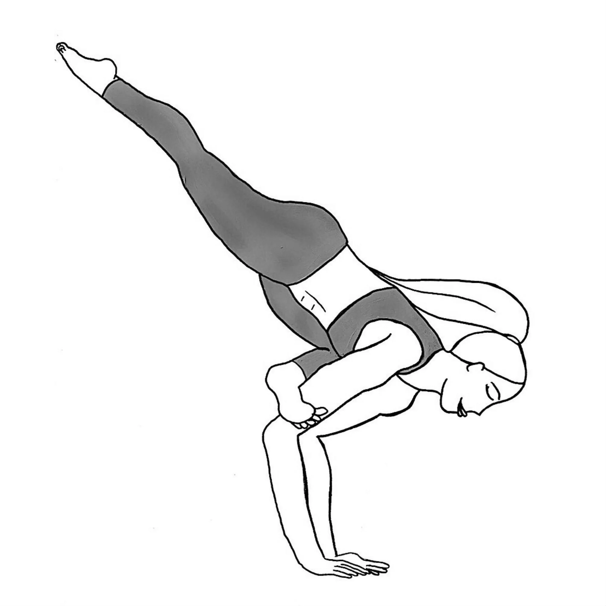 Flying Pigeon - Eka Pada Galavasana