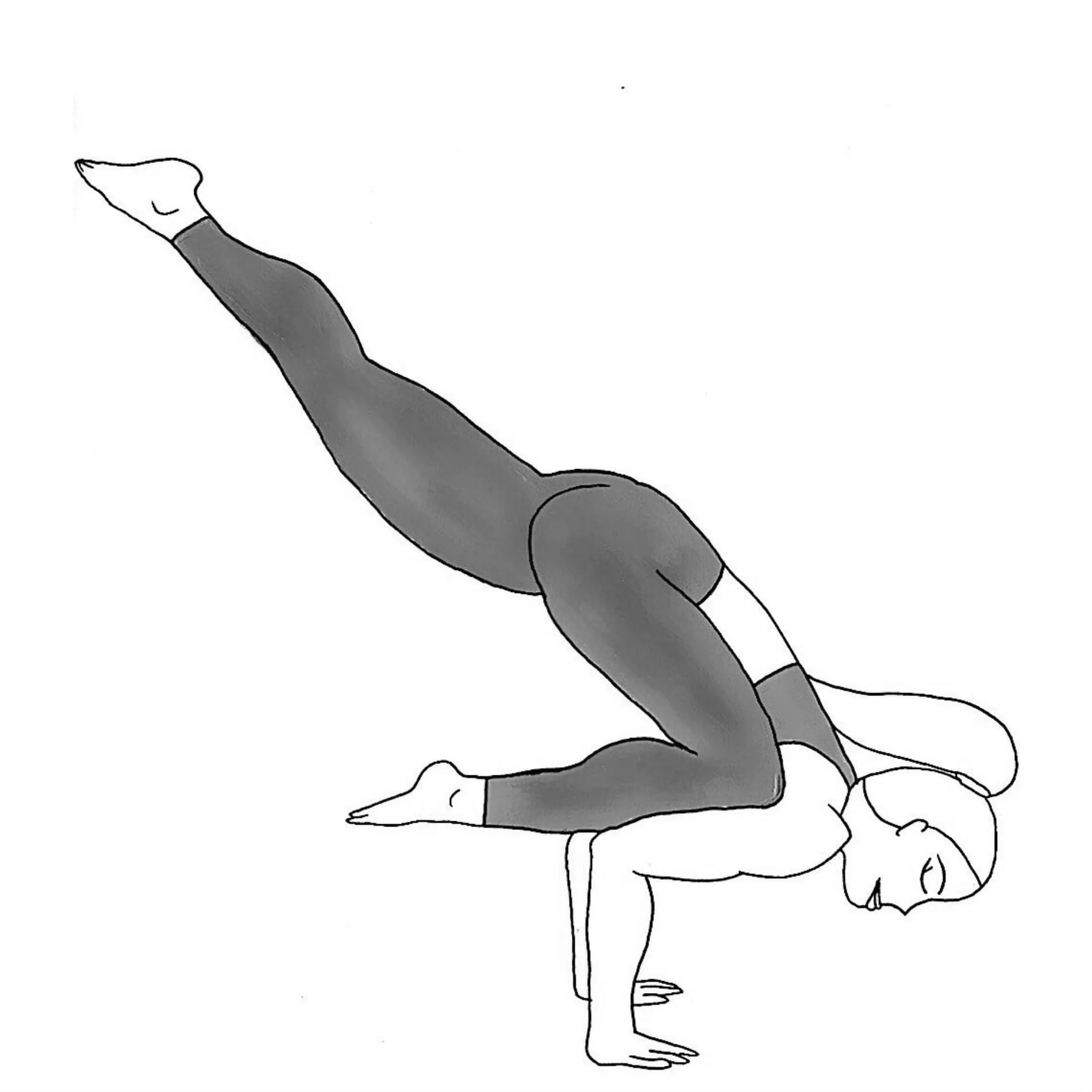 One Legged Crow - Eka Pada Bakasana