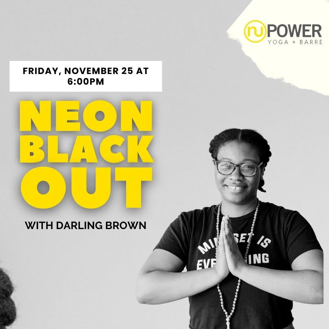 Neon yoga is back! Join us for a night of glowing fun as our brightly lit faces and neon bodies flow to ethereal, upbeat music. ⁠
⁠
Open to all levels, this flow is a vinyasa class that links movement and breath to attain balance in the body and mind