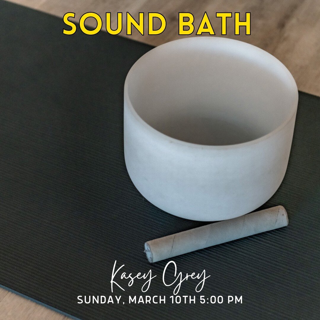 Just about time for a sound bath with Kasey again! Join us for it Sunday night, spots are filling up!

#yogastudio #selfcare #soundbath #wellness #nashvillefitness