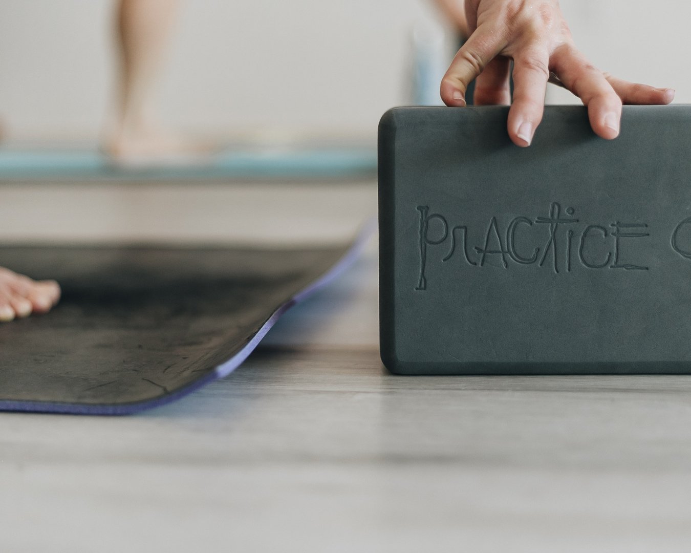 &quot;Practice on.&quot; 🧘&zwj;♀️✨⁠
⁠
Sometimes, it&rsquo;s the little things that carry us through our practice&mdash;a block beneath the hand, a steady breath, a grounded mat. Yoga is not about perfection; it&rsquo;s about presence. Every prop, ev