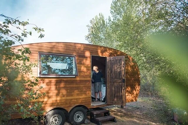 We spent the weekend getting ready for our guests at the awe-inspiring Yakima Canyon site! Positioning each trailer to ensure maximum distancing, hanging the string lights &amp; hammocks, giving everyone the freedom to enjoy the natural surroundings 
