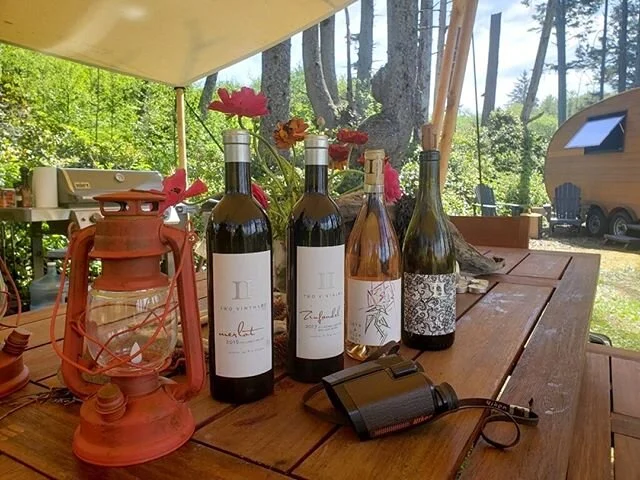 Remember wine tastings with friends? 🍷Now imagine them at the Olympic Coast on the edge of the rainforest with a view of the dramatic coastline and the glow of the sunset. ⁠
⁠
we&rsquo;re excited to offer you and your #quaranteam moments like this t