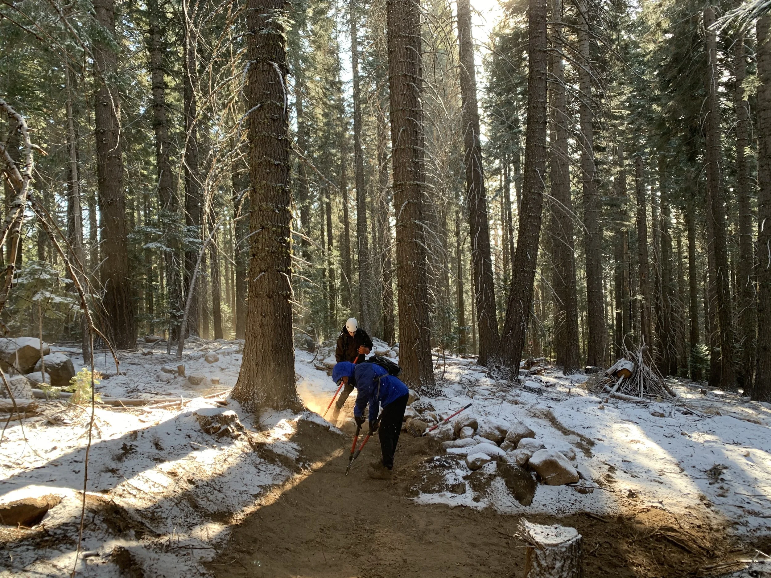 New Ten Gallon Trail Work Progress
