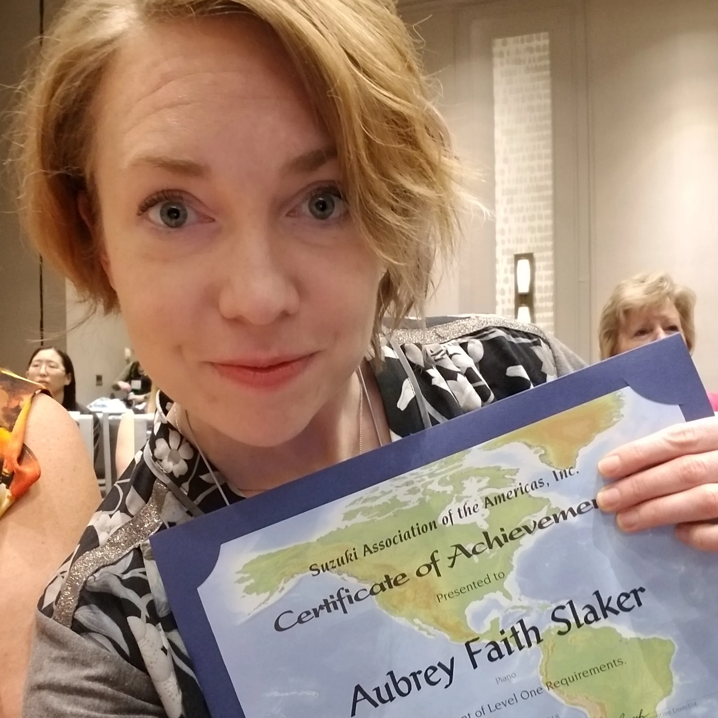Certificate of Achievement, 2018.