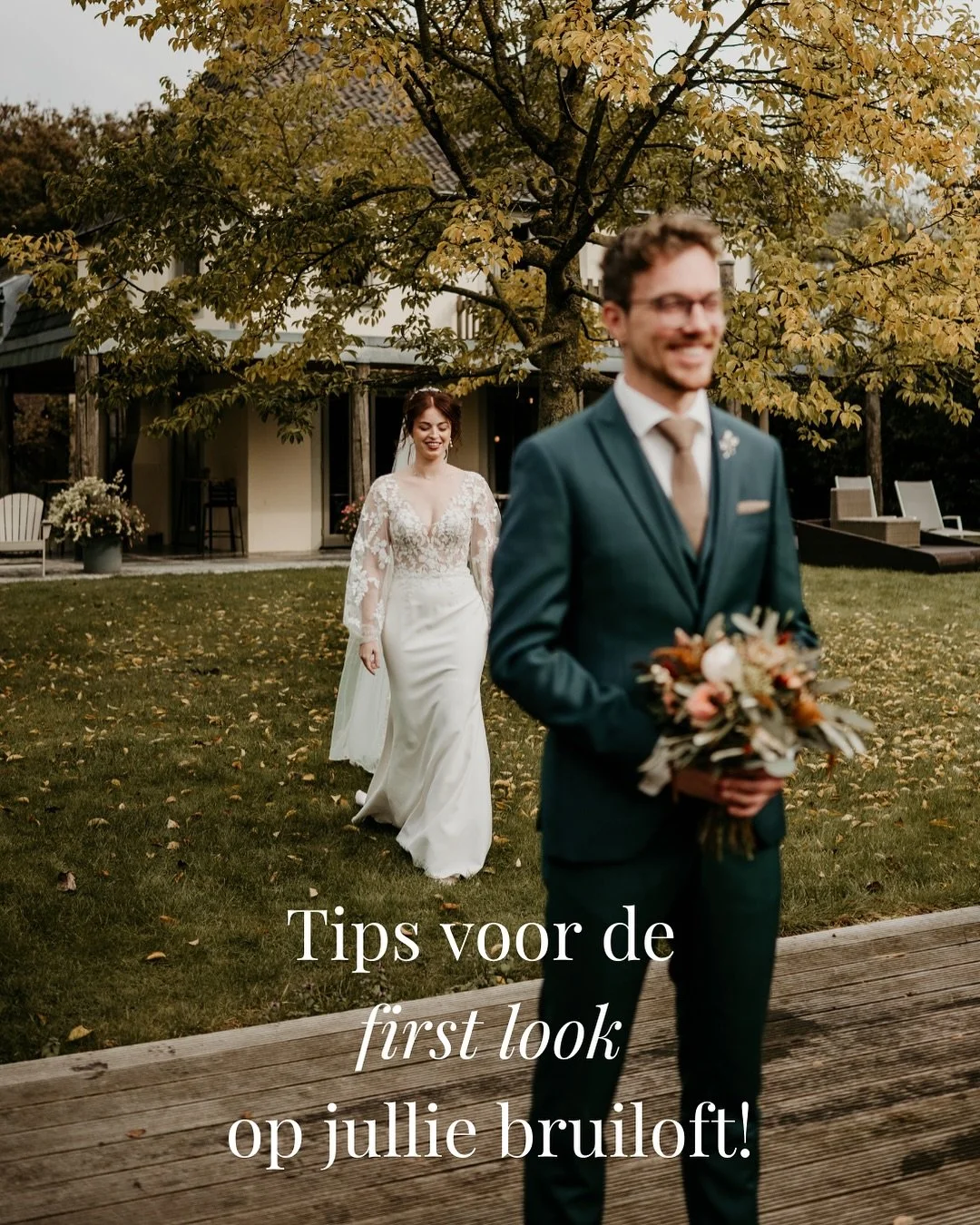 De first look ✨
Het moment waarop jullie elkaar voor het eerst zien in trouwkleding&hellip; zo bijzonder, intiem en vol emotie🥹💍

👉 Swipe door en ontdek hoe jullie de first look onvergetelijk kunnen maken!

Hoe zouden jullie dit moment het liefst 