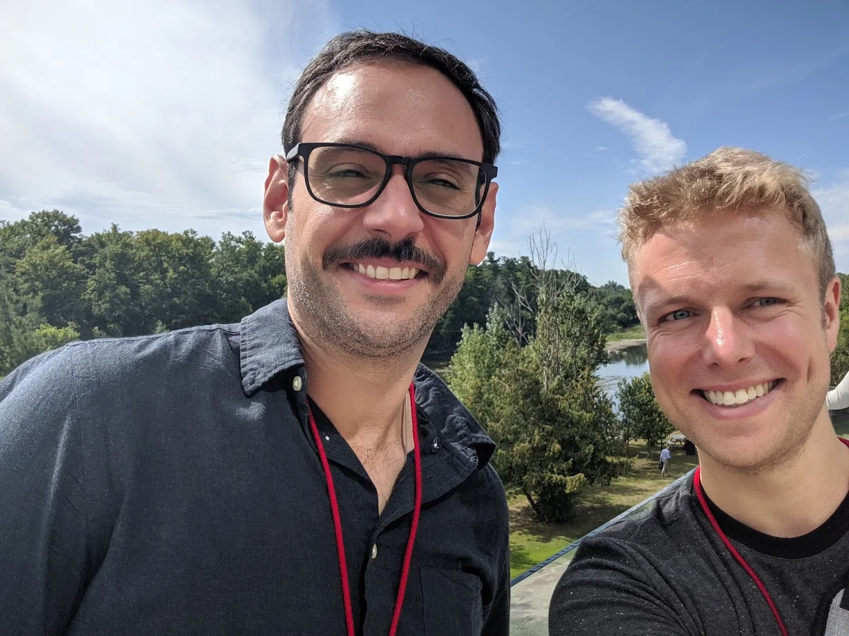 Andrew and Leo at TBLT 2019