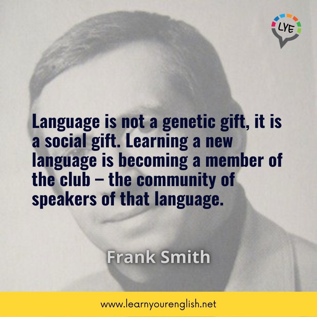 Frank Smith advocated for concept that &quot;children learn to read by reading&quot;. By the same token, we learn to speak by speaking. We learn to write by writing. This was the premise behind the &quot;whole-language&quot; approach - learning as an