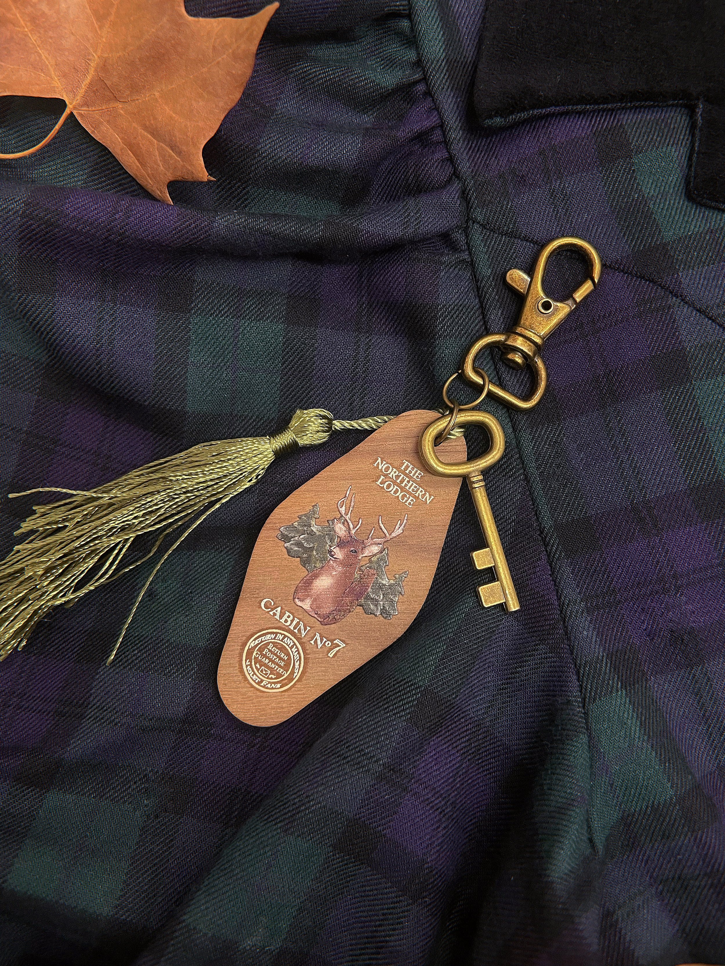 Violet's Mountain Camp · The Northern Lodge Keychain