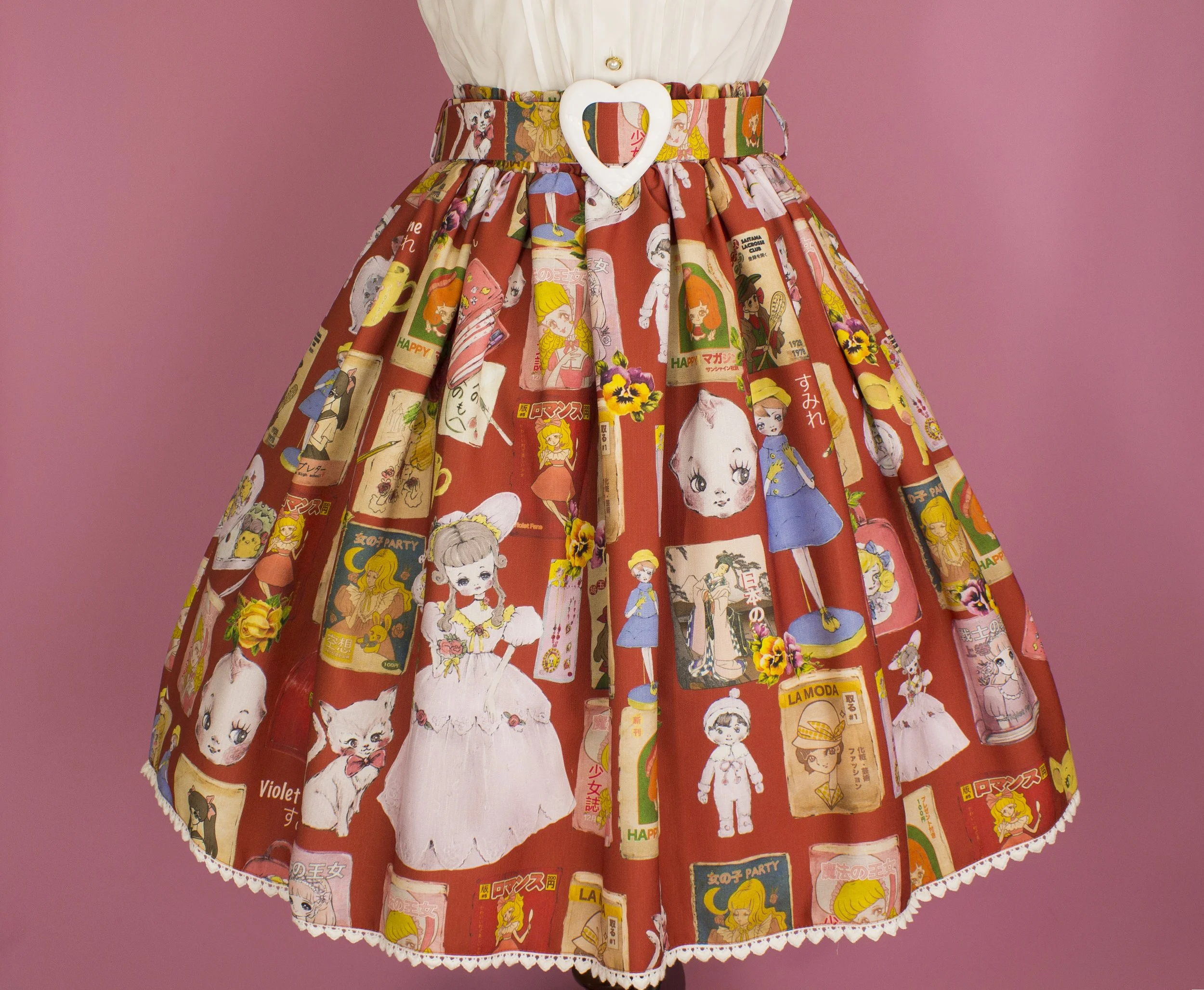 Otome Nostalgia · Skirt · Vintage Red