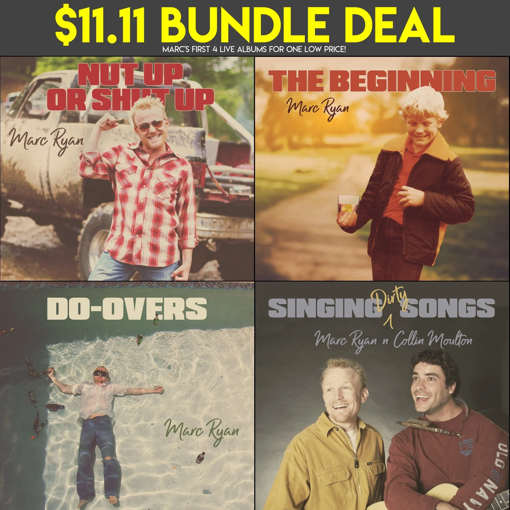 4 Album Bundle Deal!