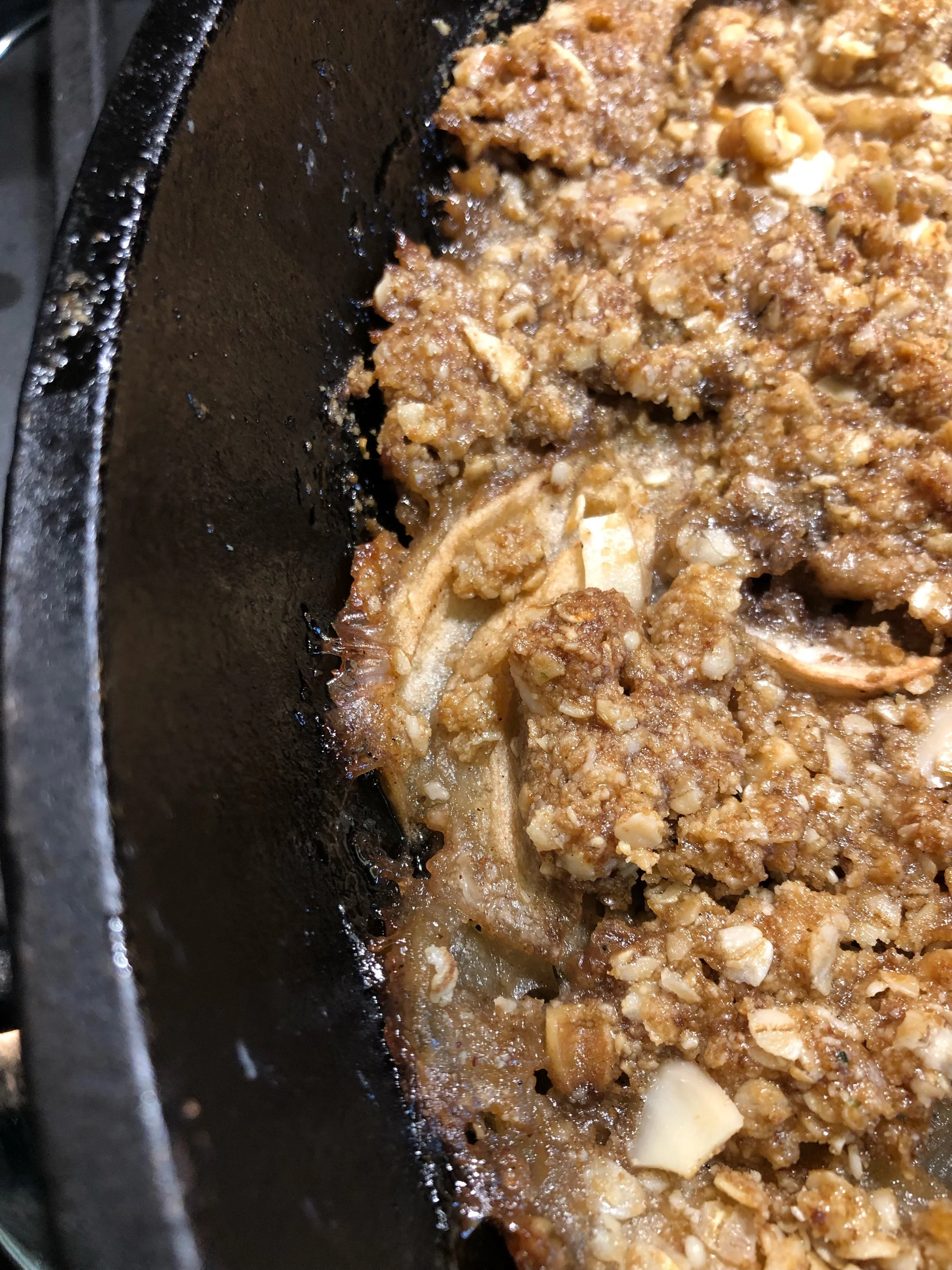 Cast Iron Apple Crisp