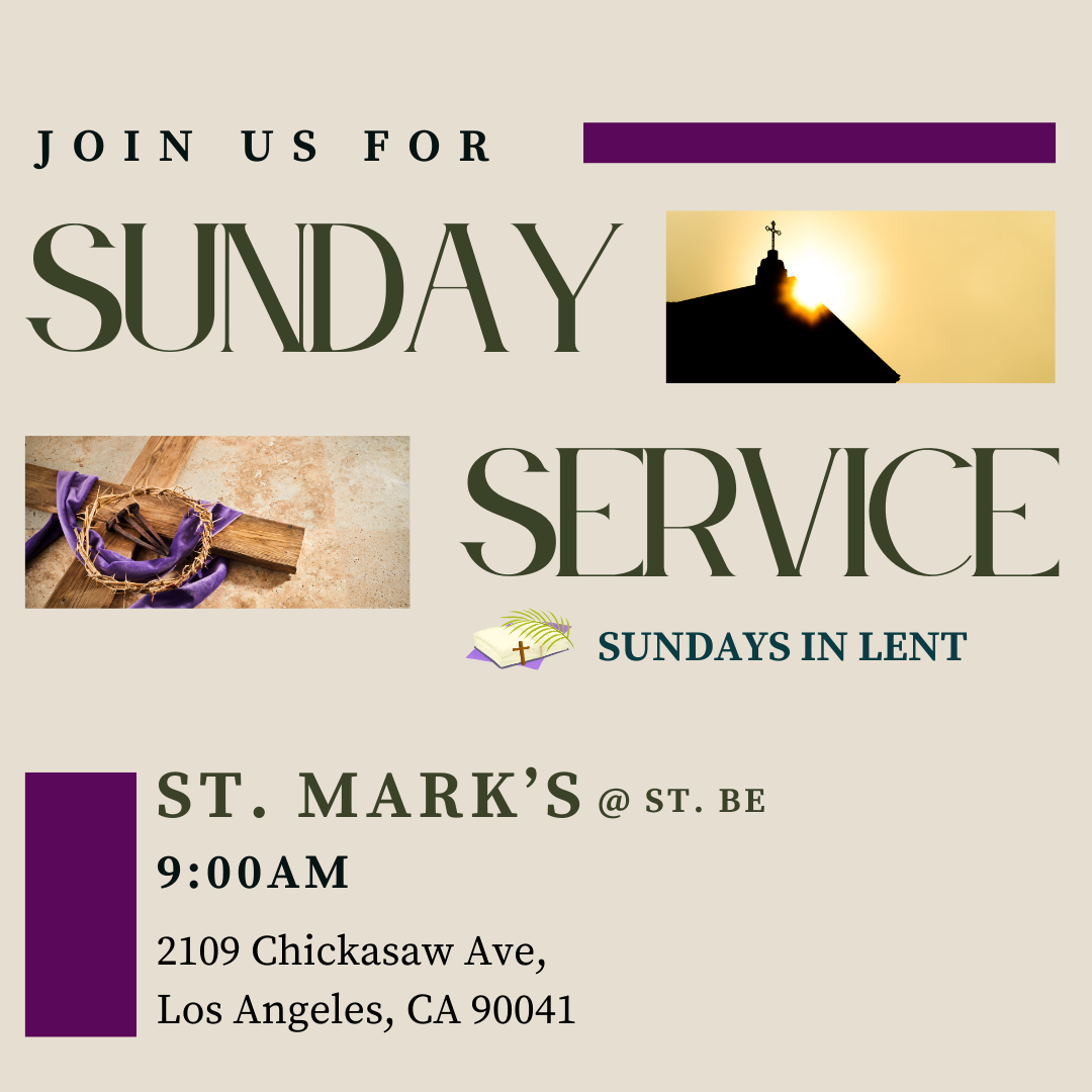 Season of Lent is Here. Join Us Sunday! — Saint Be.