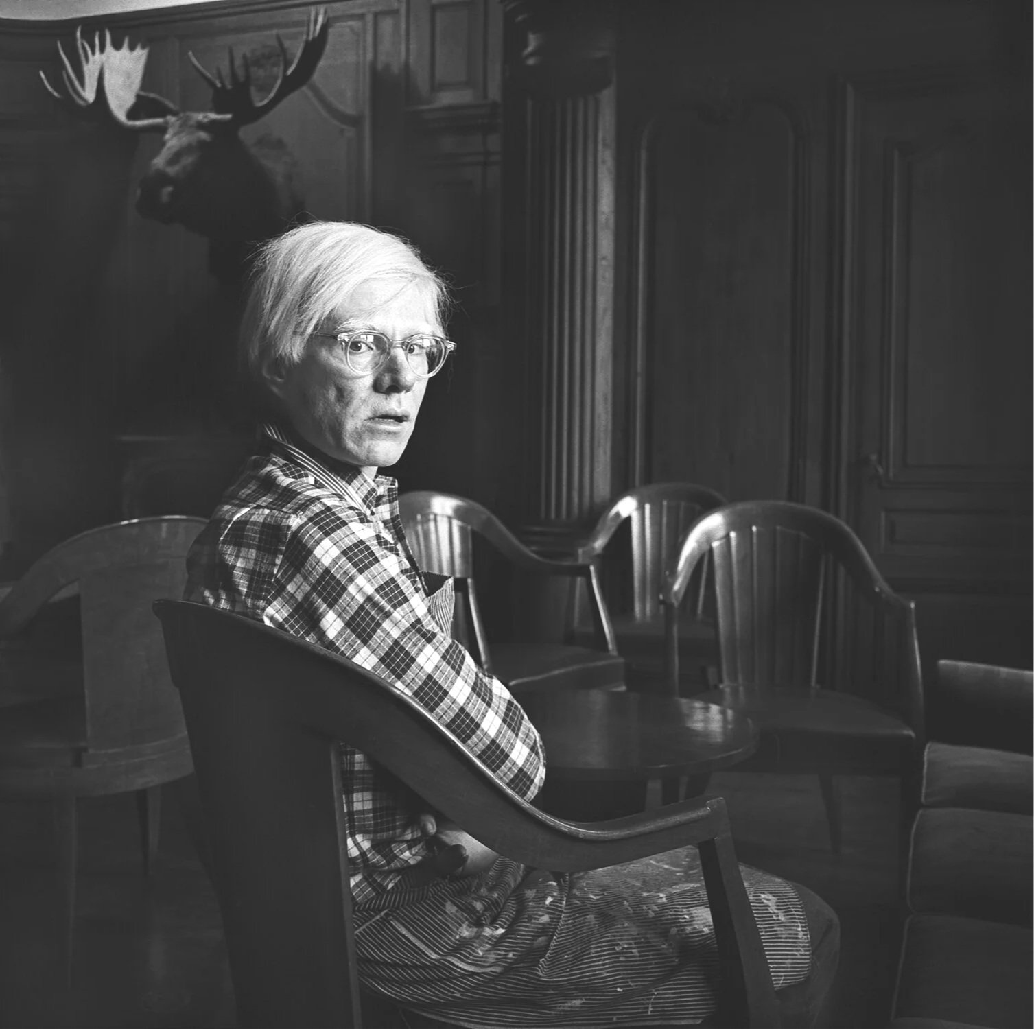 andy warhol at the factory . . .