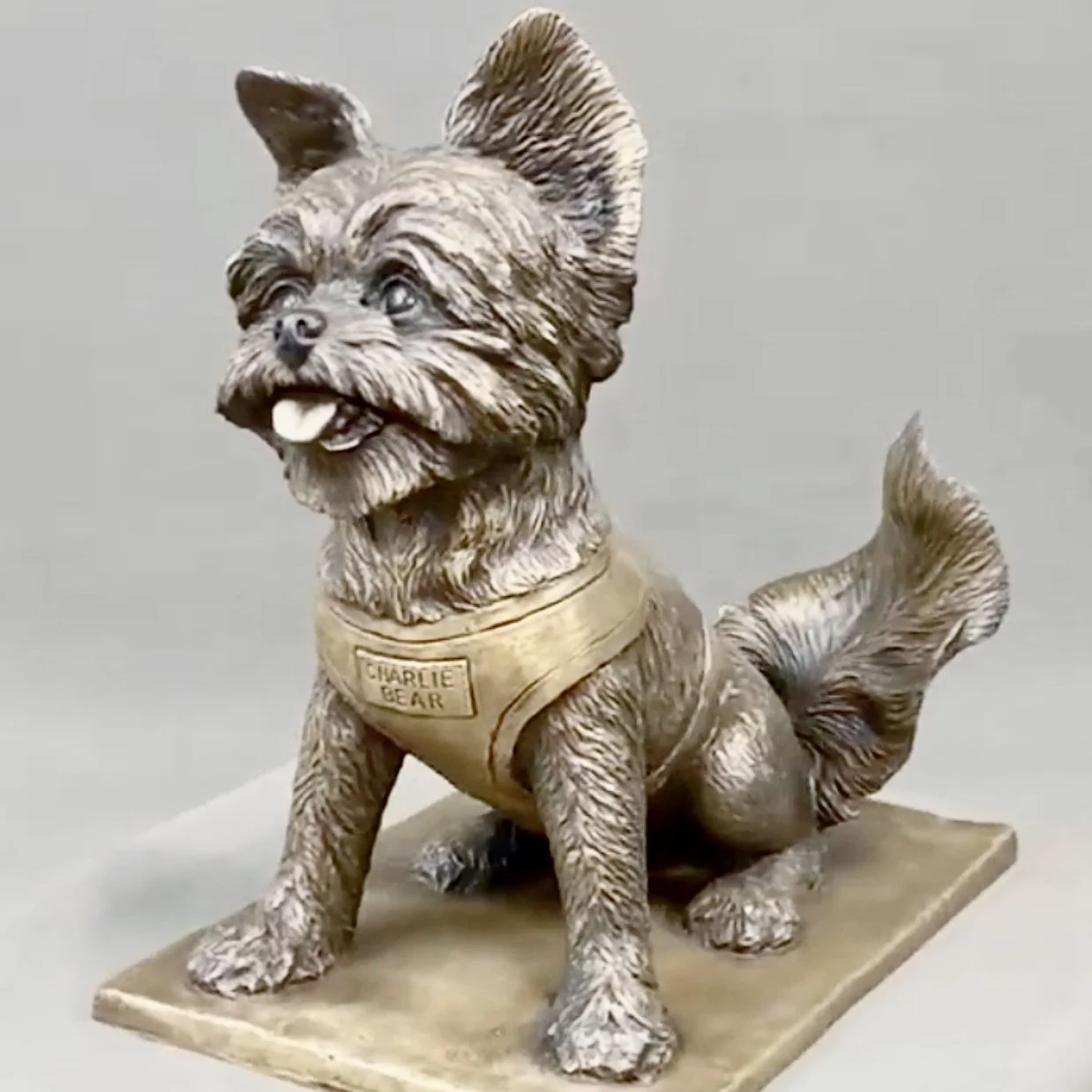 CHARLIE BEAR in Bronze