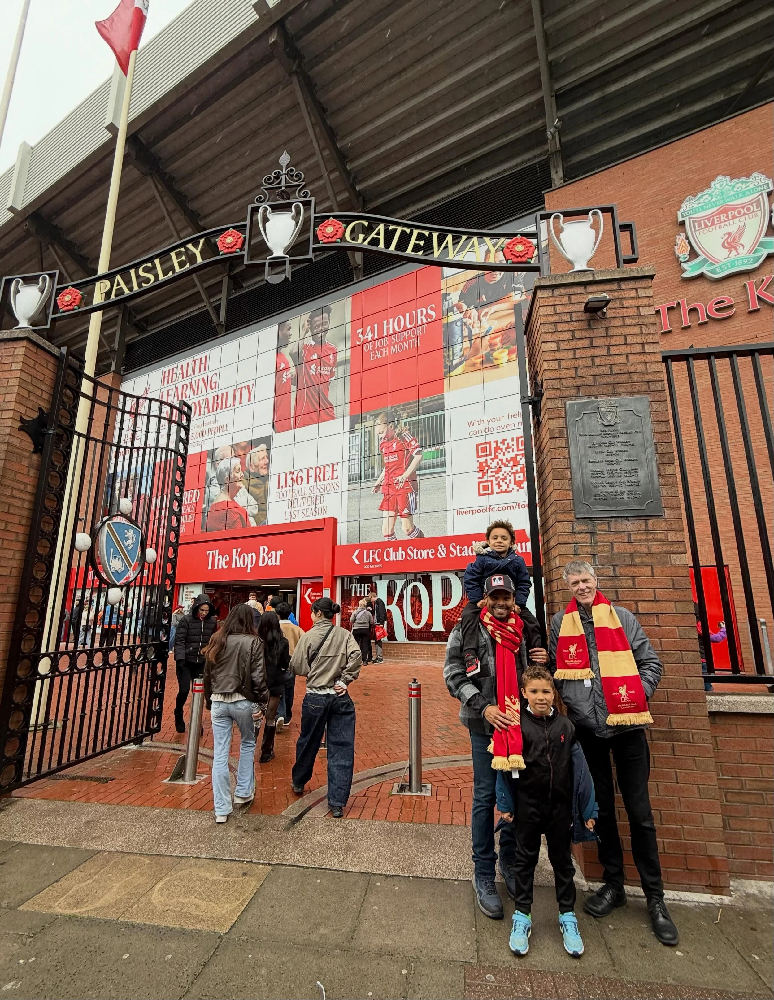 Took the boys to the home ground today #ynwa 

#anfield #lfc #lfcwomen