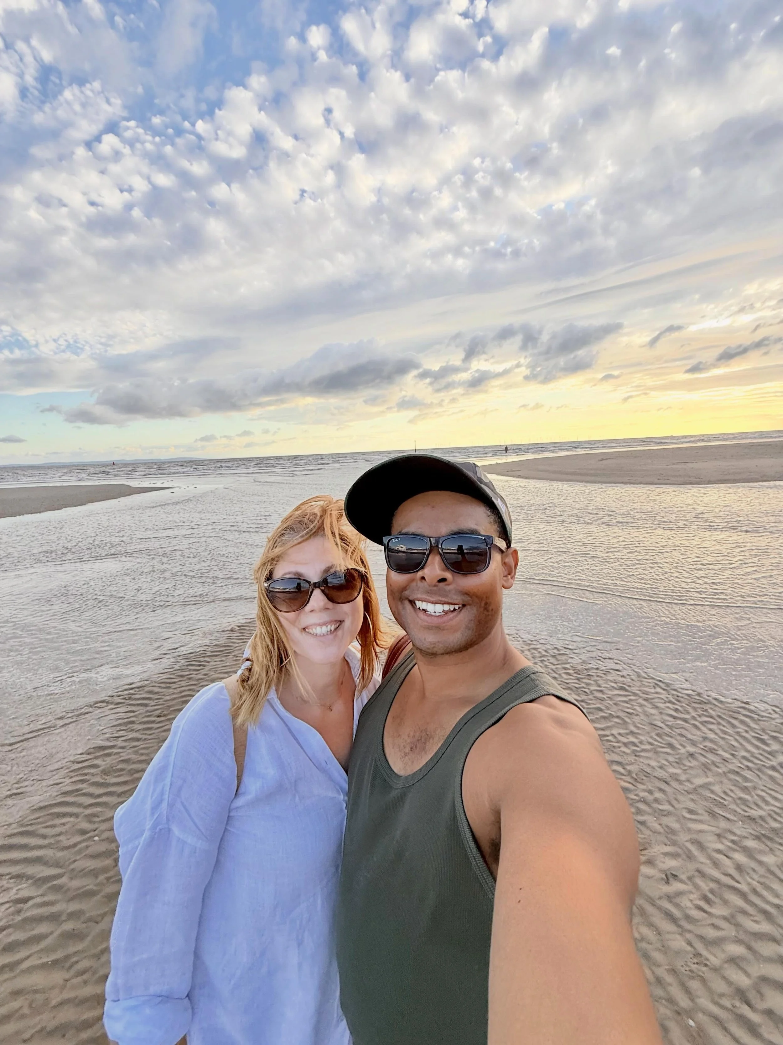 No excuses necessary for a trip to the beach and a date night, but a week&rsquo;s heatwave is a wonderful incentive. Loved an evening of beach strolling, talking, writing messages in the sand and generally having fun with my love @phillipattmore 
Mar