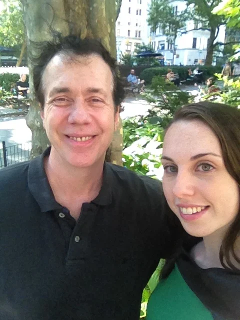 with my daughter, Kerry Anne