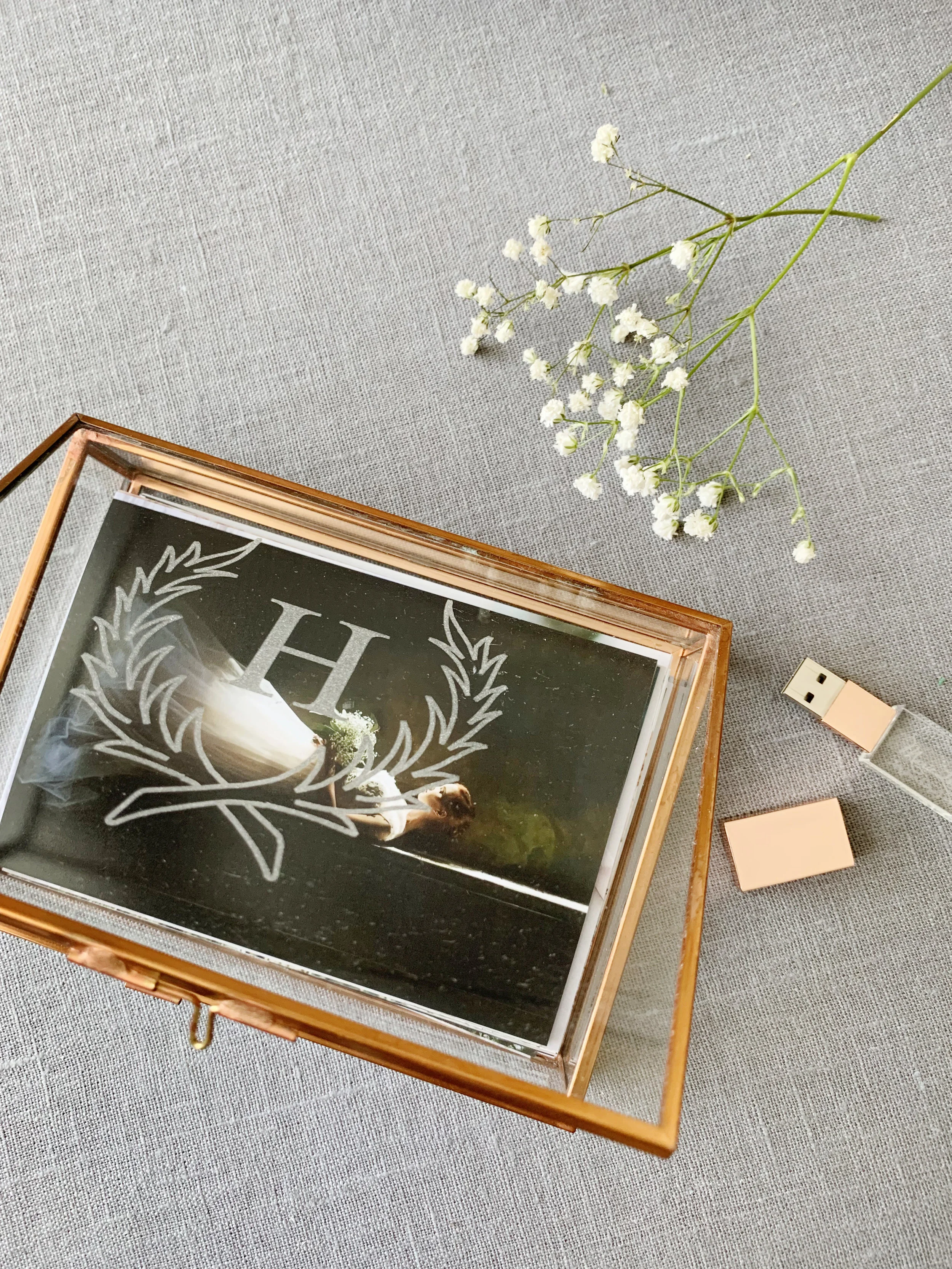 Glass Box - Rose Gold