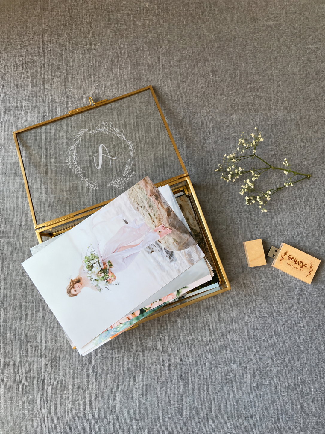 Glass Box - Gold