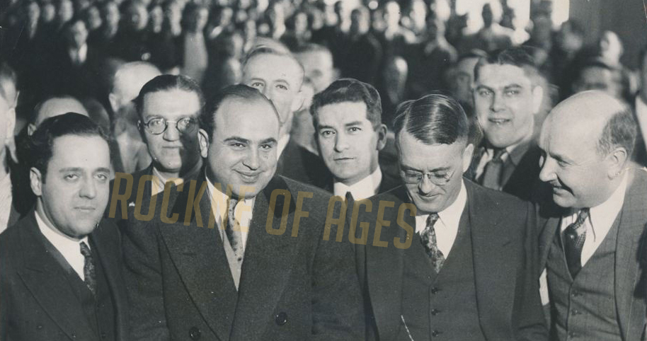  Al Capone is all smiles after being arraigned in Chicago Municipal Court on a charge of being a “Common Vagrant.” This photo was shot while Capone was under a federal sentence of six months for contempt of court while awaiting trial on income tax ch