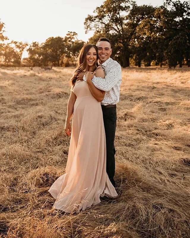 Loving the golden glow these two had for each other. The sunset wasn't too bad either. 🤙Brooke &amp; Mark you guys look perfect with each other. So so happy to capture the big day next year!