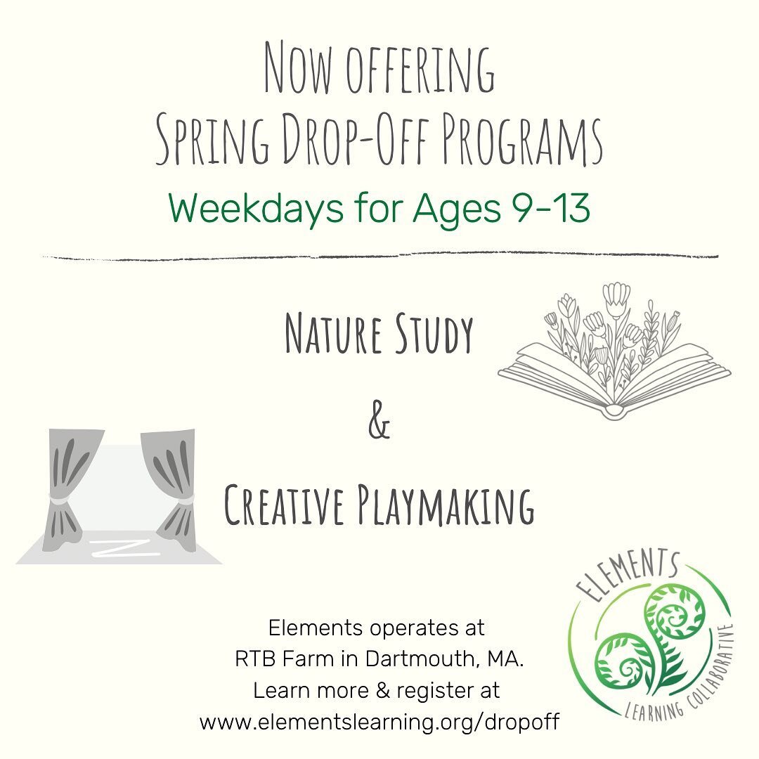 🤗💚Link in Bio! 

Join us for NEW drop-off programs for ages 9-13
@rtbfarm!
(Registration also open for our regularly scheduled Spring Family Day programs) 

NATURE STUDY

Learners will engage in natural spaces to dive into social, interpersonal, an