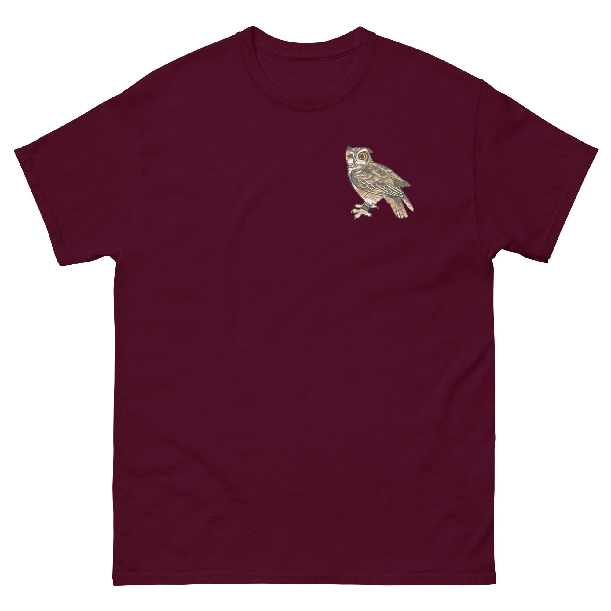 unisex-classic-tee-maroon-front-692783b4d34e3.jpg