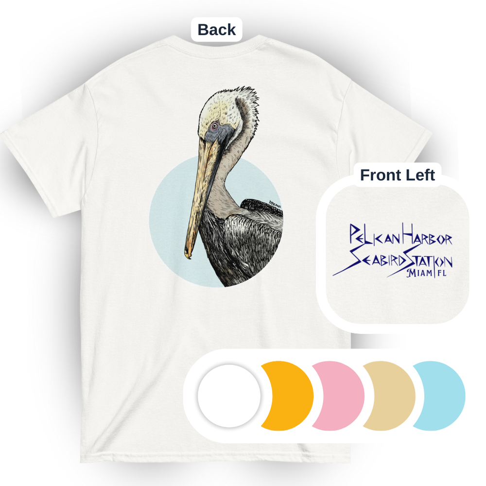 Jefe 80's PHSS Tee - Unisex — Pelican Harbor Seabird Station