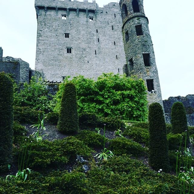 Sorry this is late but In honor of St Patricks Day, here is a picture of Blarney Castle.  It was built in the 1400's.  It is said that kissing the Blarney Stone gives you the gift of Gab.  Joann and I both kissed the Blarney Stone on this trip to Ire