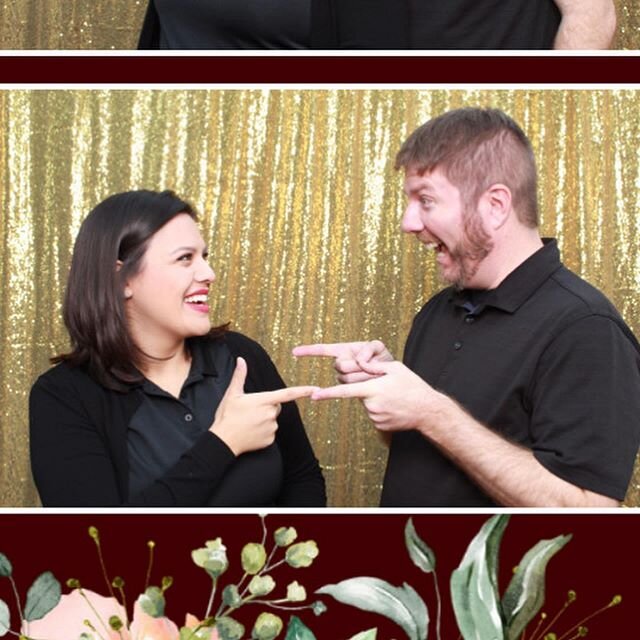 Me &amp; 👉 this guy just celebrated our 9 Year #weddinganniversary this week 🥰 and to celebrate our start to year #10, we&rsquo;re offering 10% off of our #photobooth services! 🖤🖤🖤🖤🖤🖤🖤🖤🖤
Swipe left to see how we truly enjoy every event we 