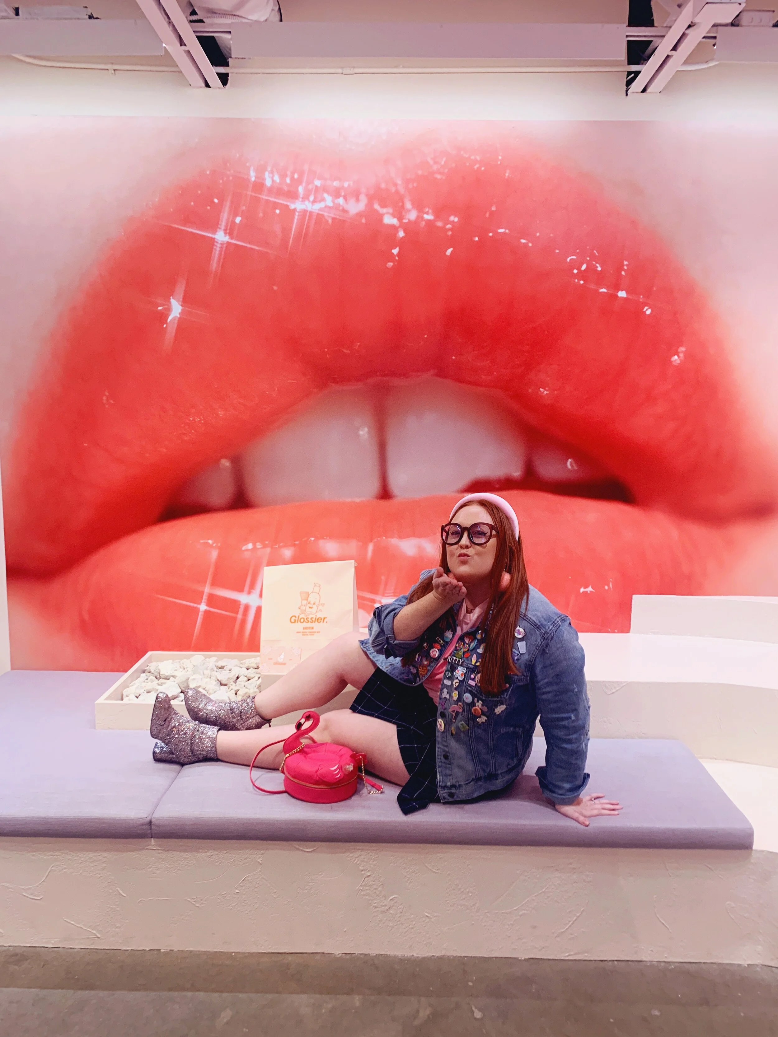 Kiss, kiss! Glossier has me in love with their lipgloss.