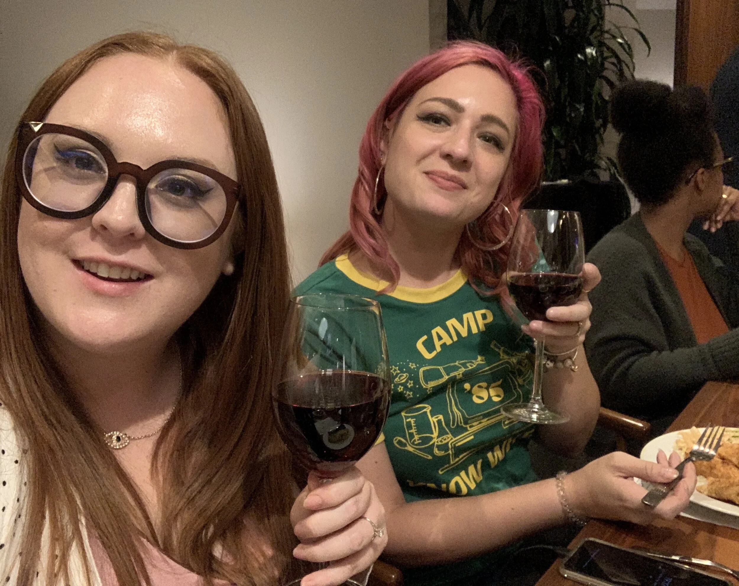 Pinot Noir sips with Monica! It was an awesome day.