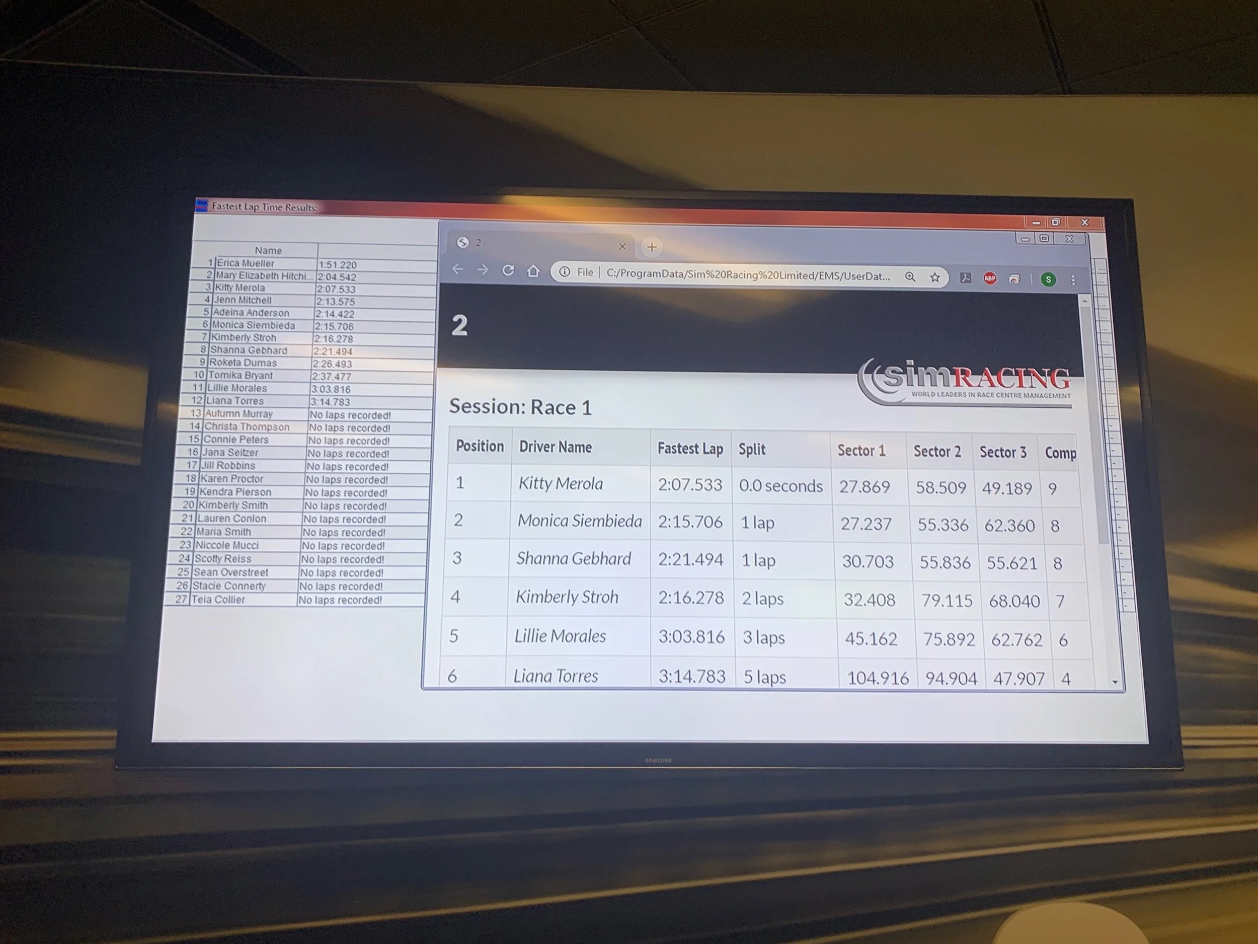 If I hadn’t crashed or took my sweet time on some of those curves, I might’ve had a better time. Guess it is back to the video games for me to practice! :)