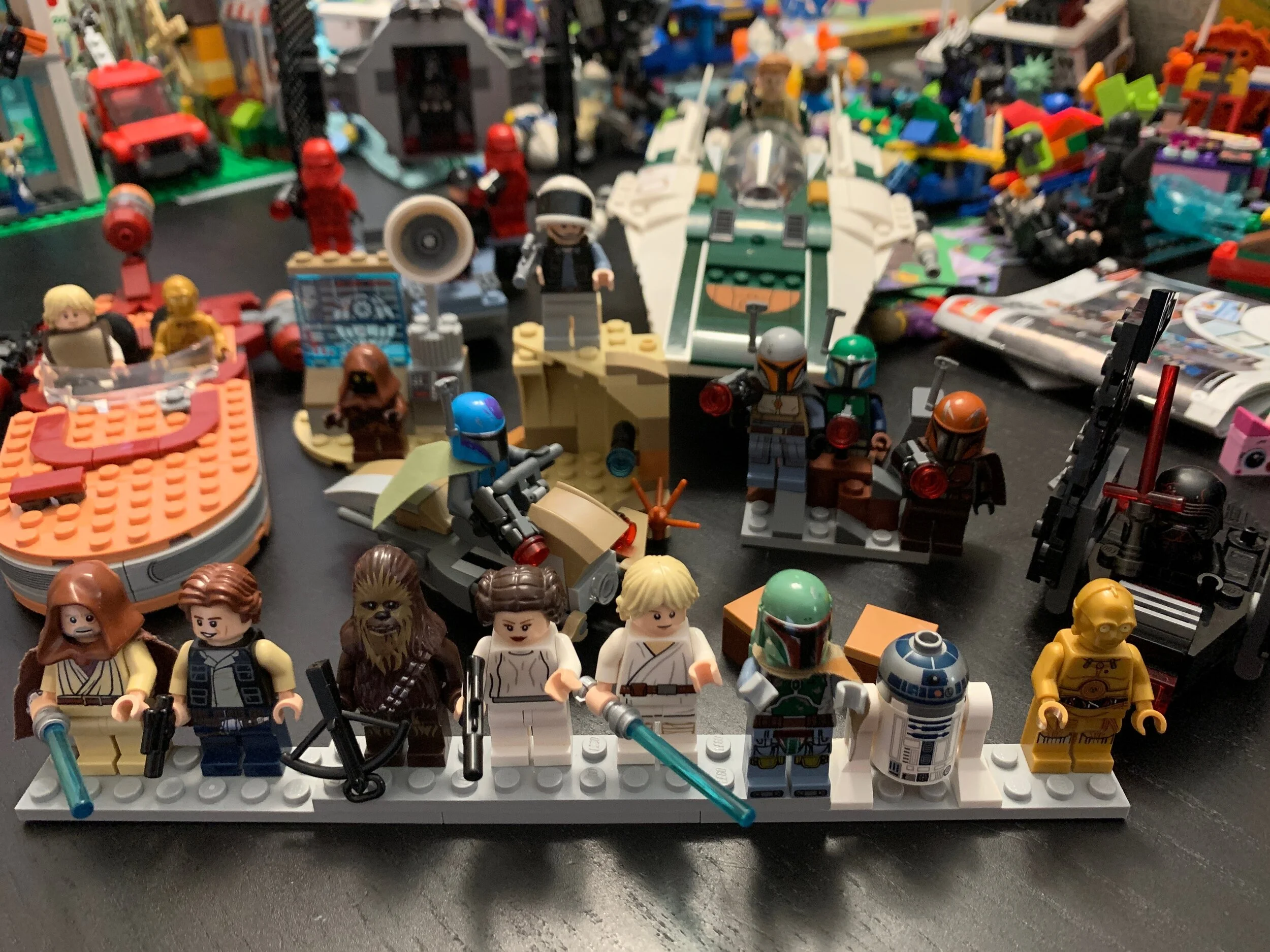 This is a Star Wars household. It wouldn’t be complete without the LEGOs!