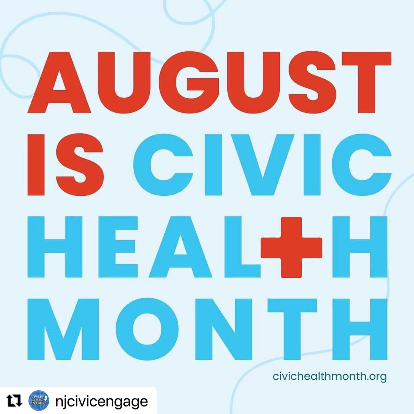 #Repost @njcivicengage with @use.repost
・・・
Civic Health Month, proclaimed by @govmurphy, recognizes the important work of health care providers and advocacy organizations to improve the civic health of New Jersey communities, and reminds us that civ