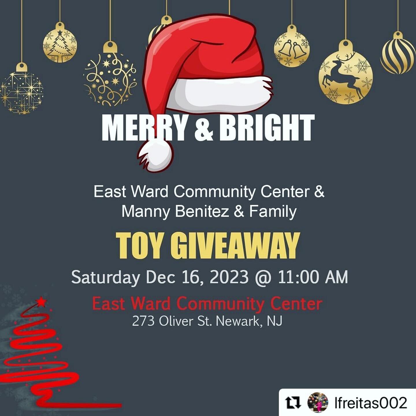 Join us at the East Ward Community Center - Toy Giveaway.