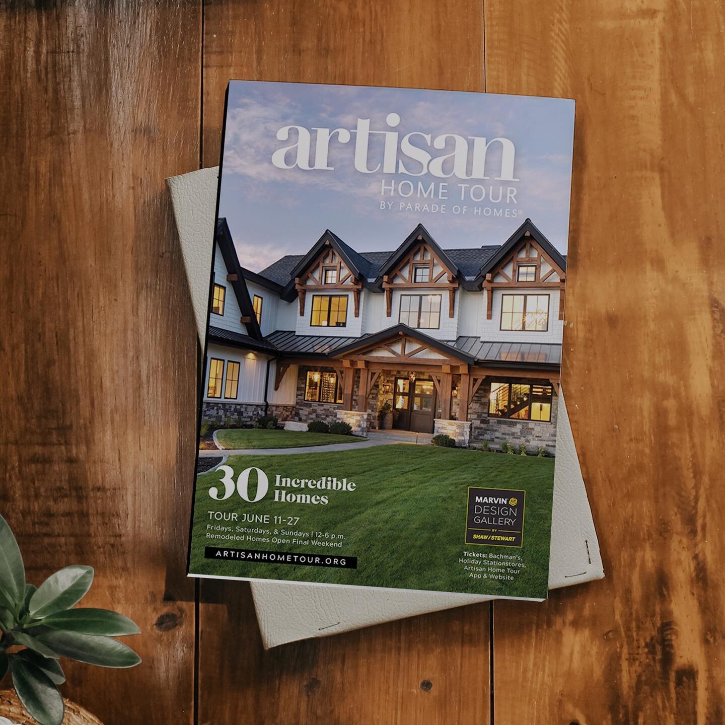 Last chance to see the best of the best only on the Artisan Home Tour! Tour 30 spectacular homes June 25-27. View the guidebook at ArtisanHomeTour.org or pick up your free copy at Bachman&rsquo;s.