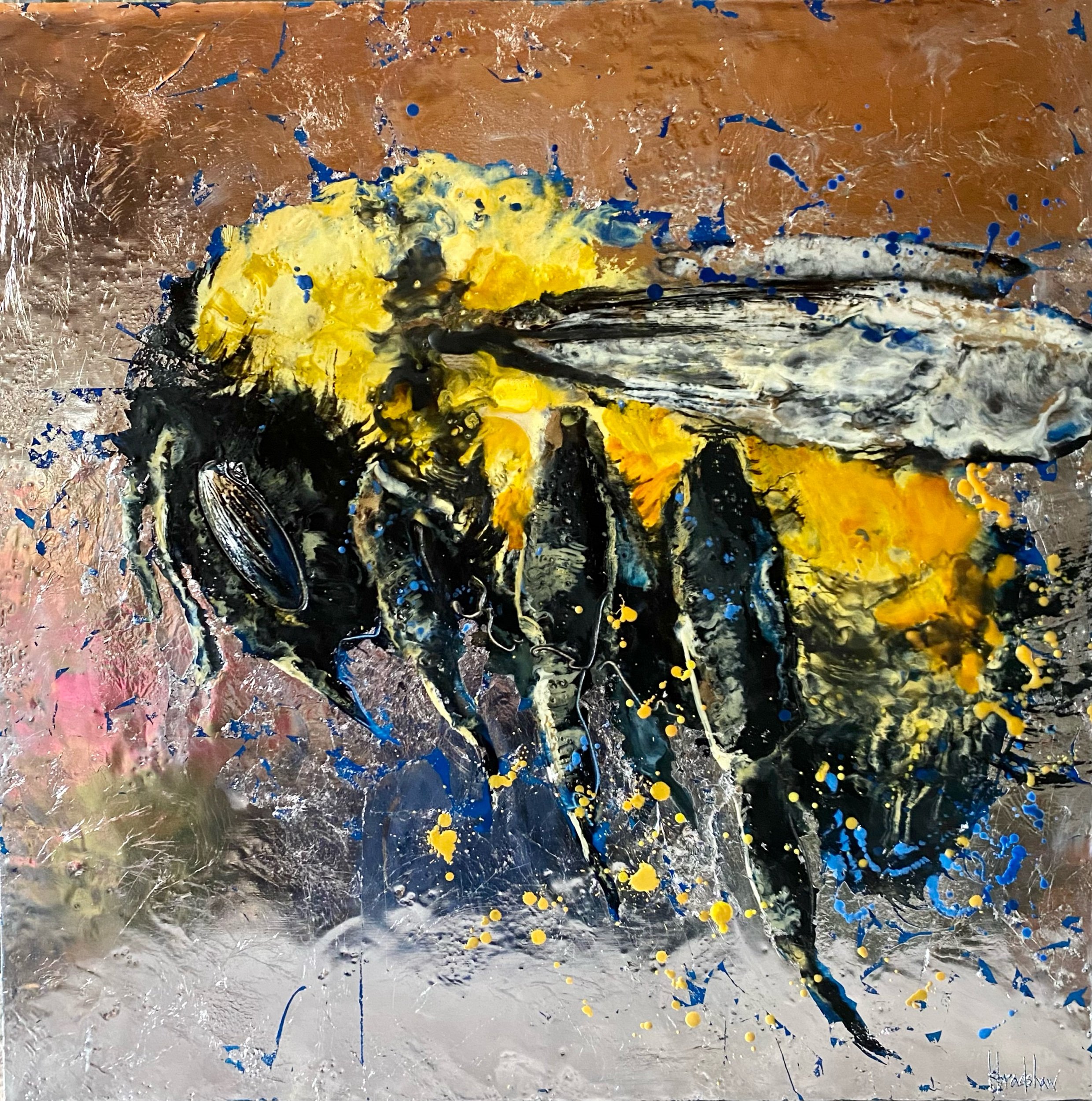 “Bumble on Silver”