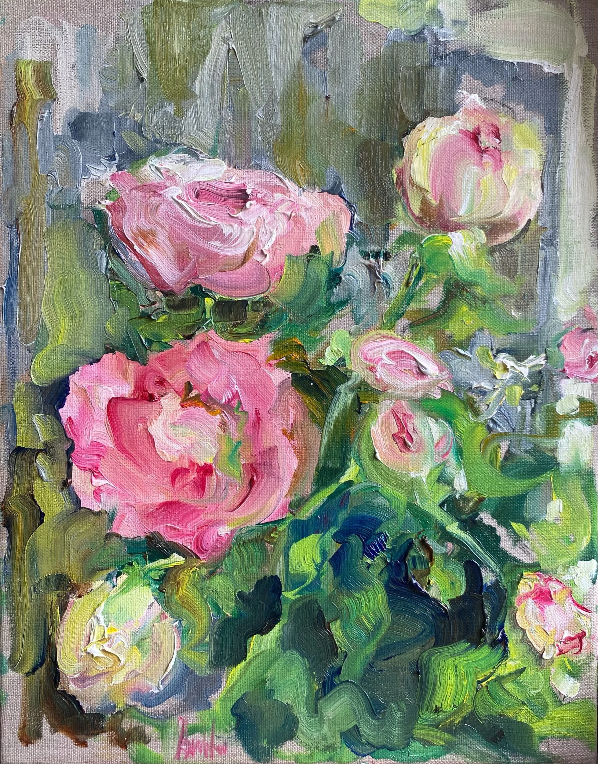 "Climbing Rose at Orquevaux"