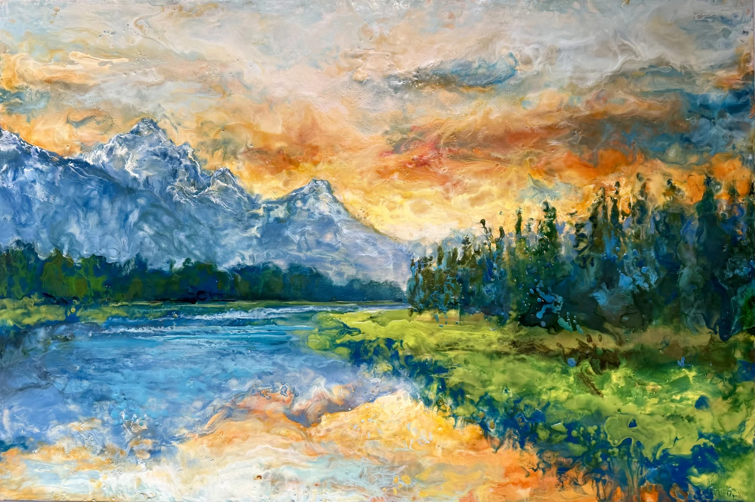 Evening Sky at Canmore