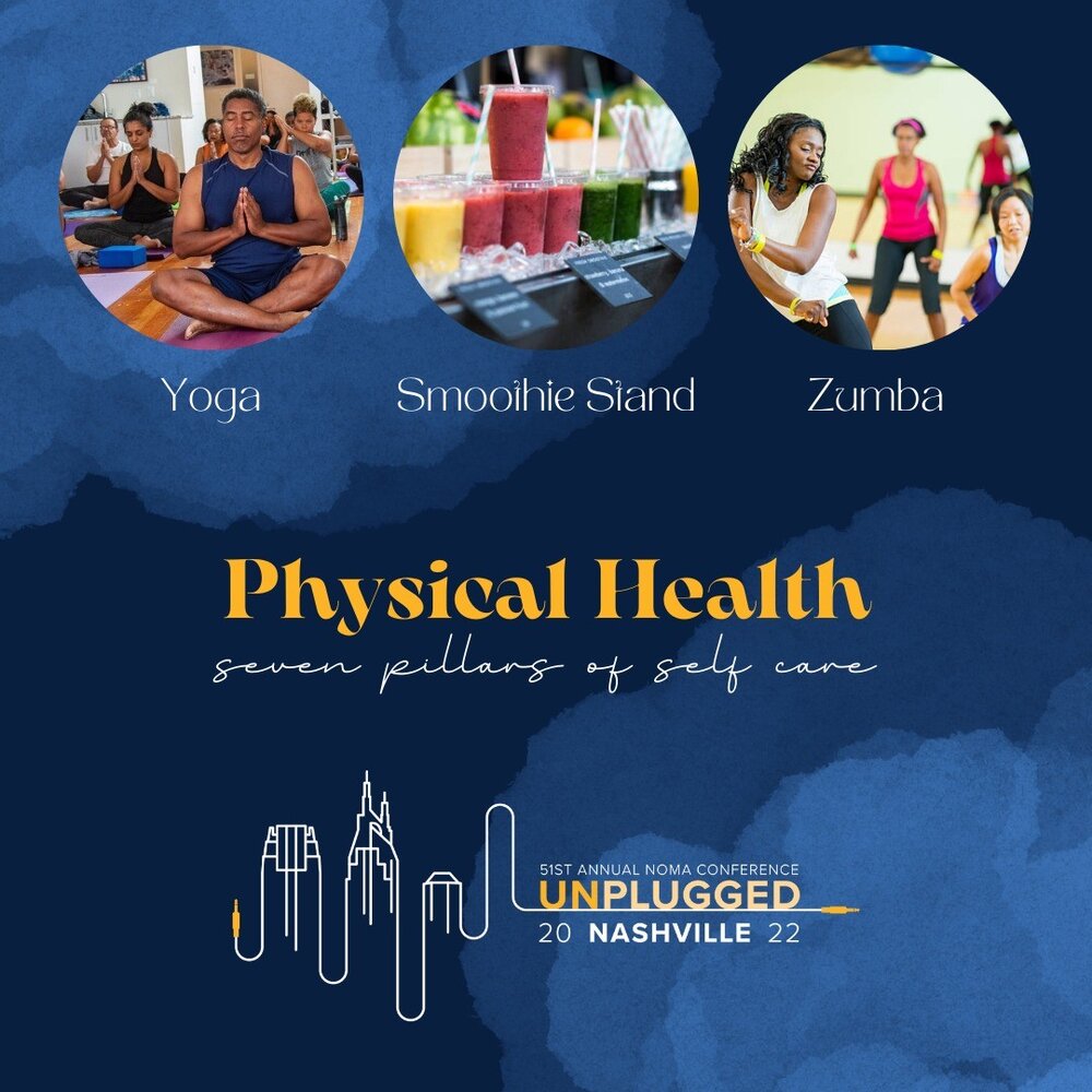 #nomanunplugged National Conference will continue on Thursday, Oct. 27th with a focus on physical health. We encourage you to #unplug by joining one of the many programs we plan to offer as breakout sessions including - yoga class, zumba class, and a