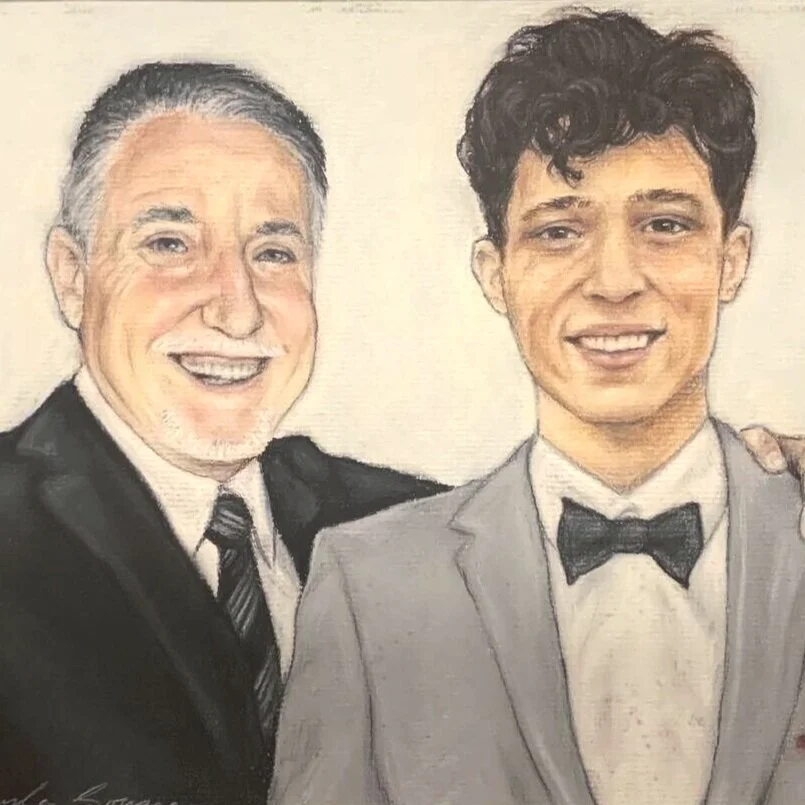 Mathieu, 2021. Pastel on paper. 9"x12"