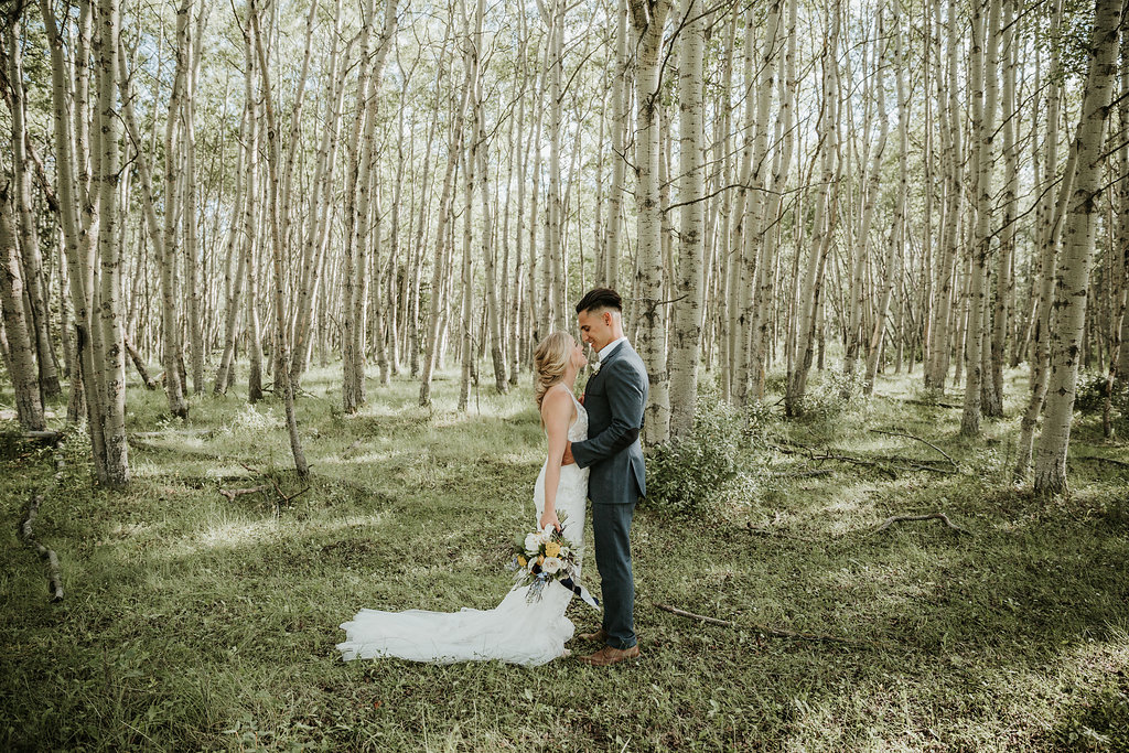 Intimate Farmyard Wedding Inspiration // Eclectic and Vintage Elopement Dripping With Jewel-Toned Decor - Bronte Bride