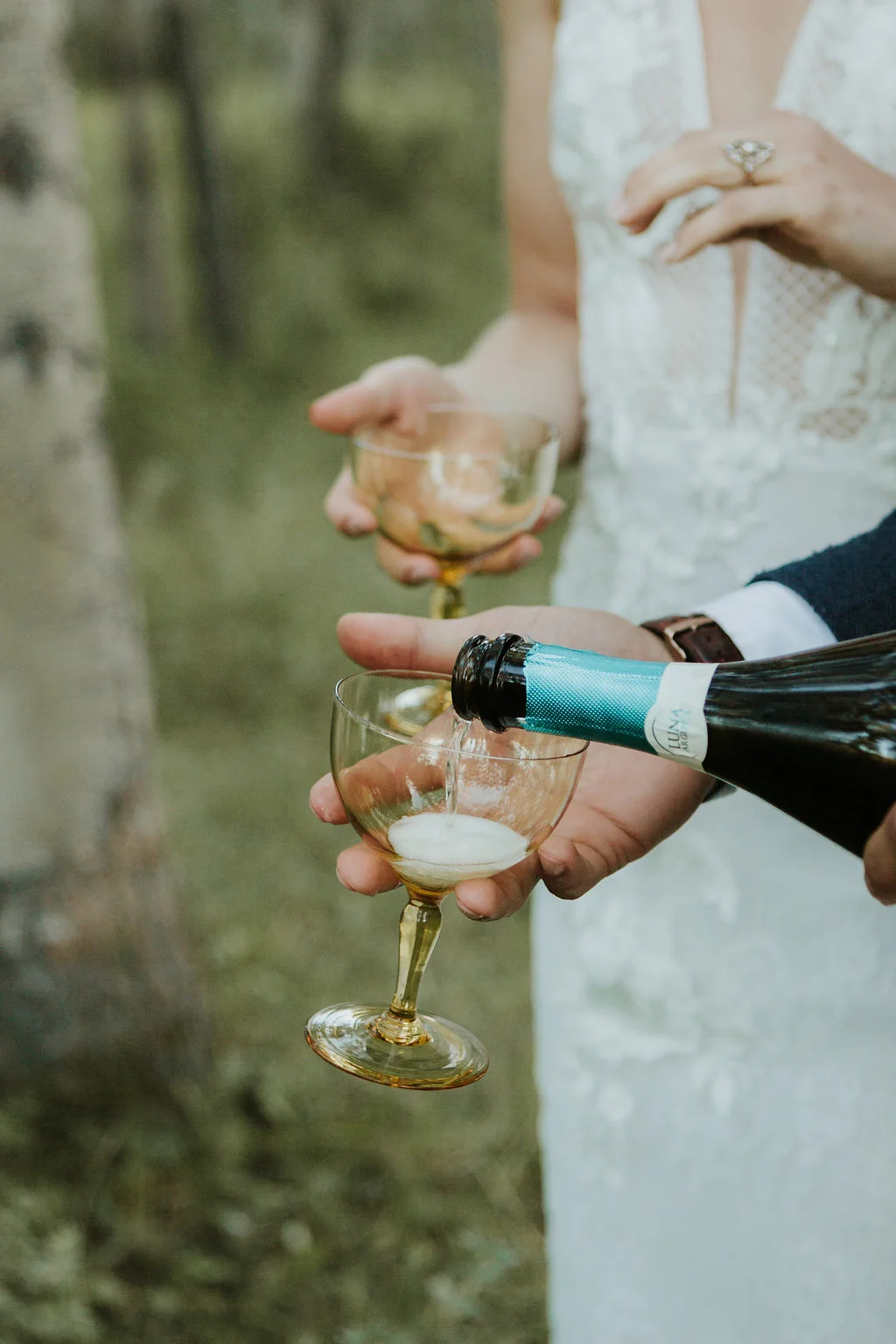 Intimate Farmyard Wedding Inspiration // Eclectic and Vintage Elopement Dripping With Jewel-Toned Decor - Bronte Bride